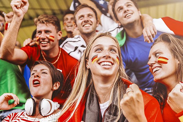 German soccer fans